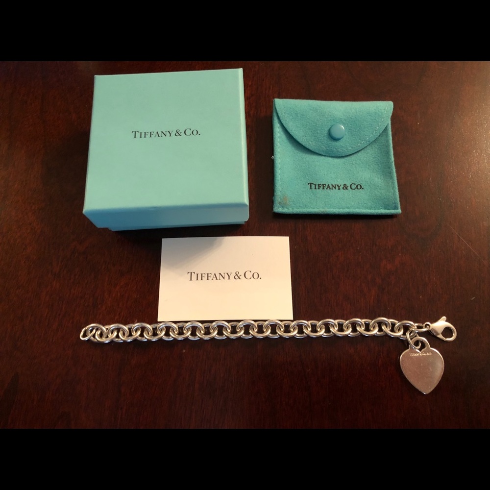 Tiffany Heart Tag Charm Bracelet